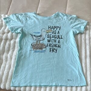 Life Is Good Light Blue Seagull Tee